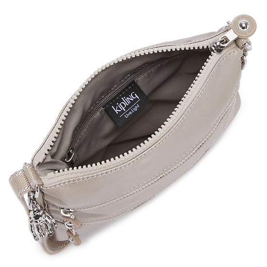 Kipling Keiko Metallic Crossbody Mini Väska Beige | SE 1881GS